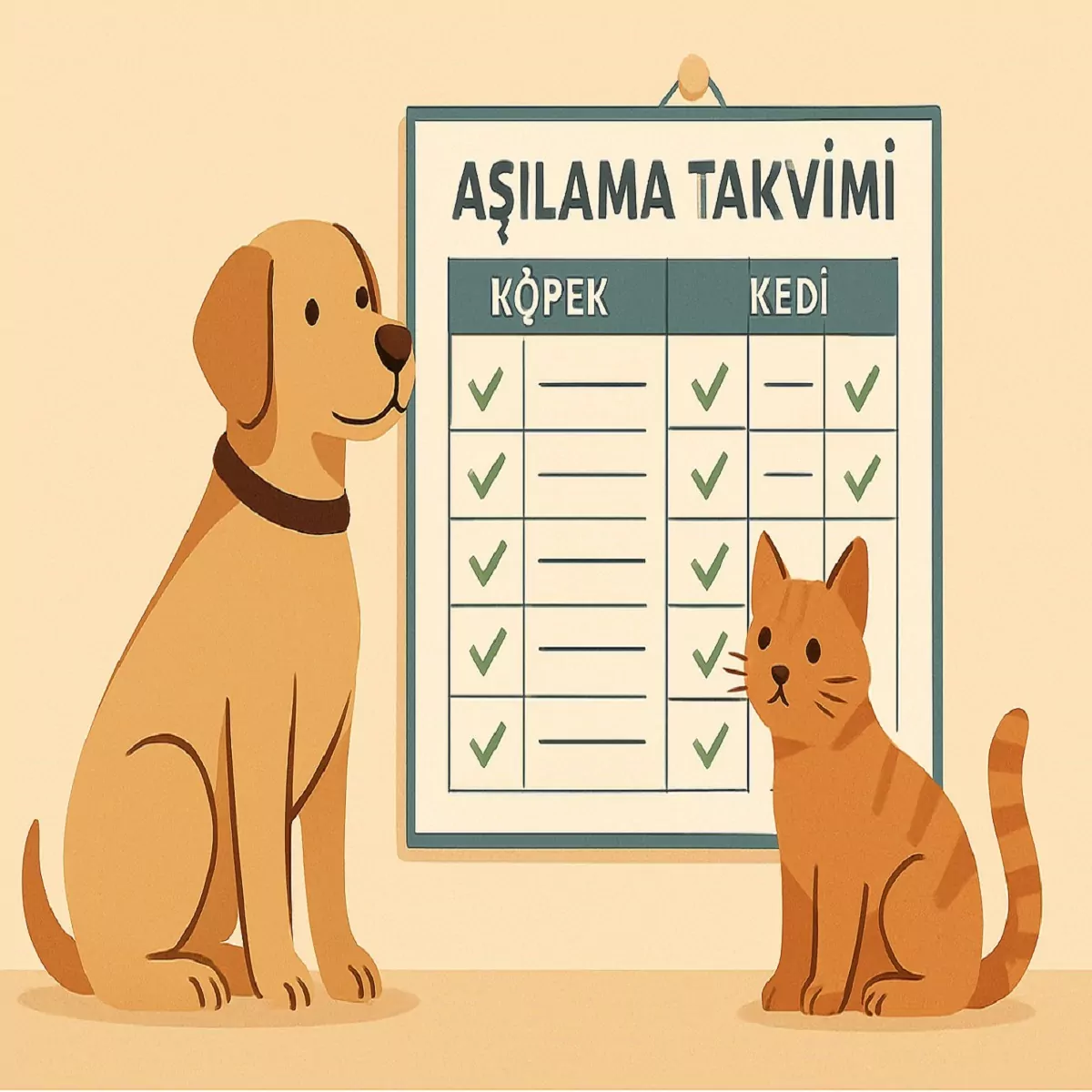 Evcil Hayvanlarda Aşılama Takvimi